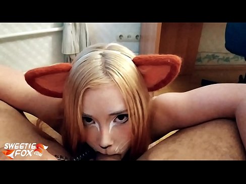 ❤️ Kitsune loro dick na kụkọba n'ọnụ ya ️❌  na anyi ❤